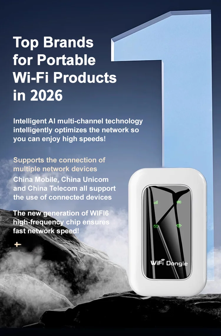 📶 All-Network Pocket WiFi – Ready in Seconds No Setup! No Hassle! Just Connect!🔥[Power on and use, free for life]