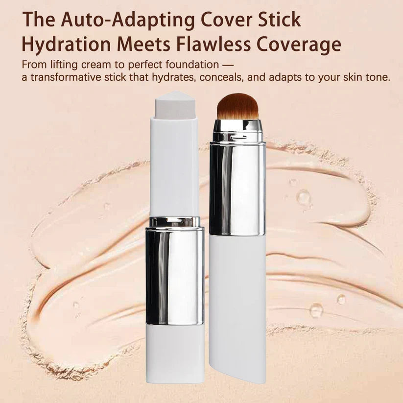 Color-changing cream stick application